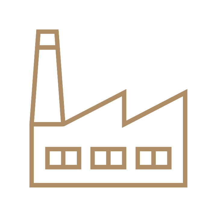 Produktionshalle Symbol