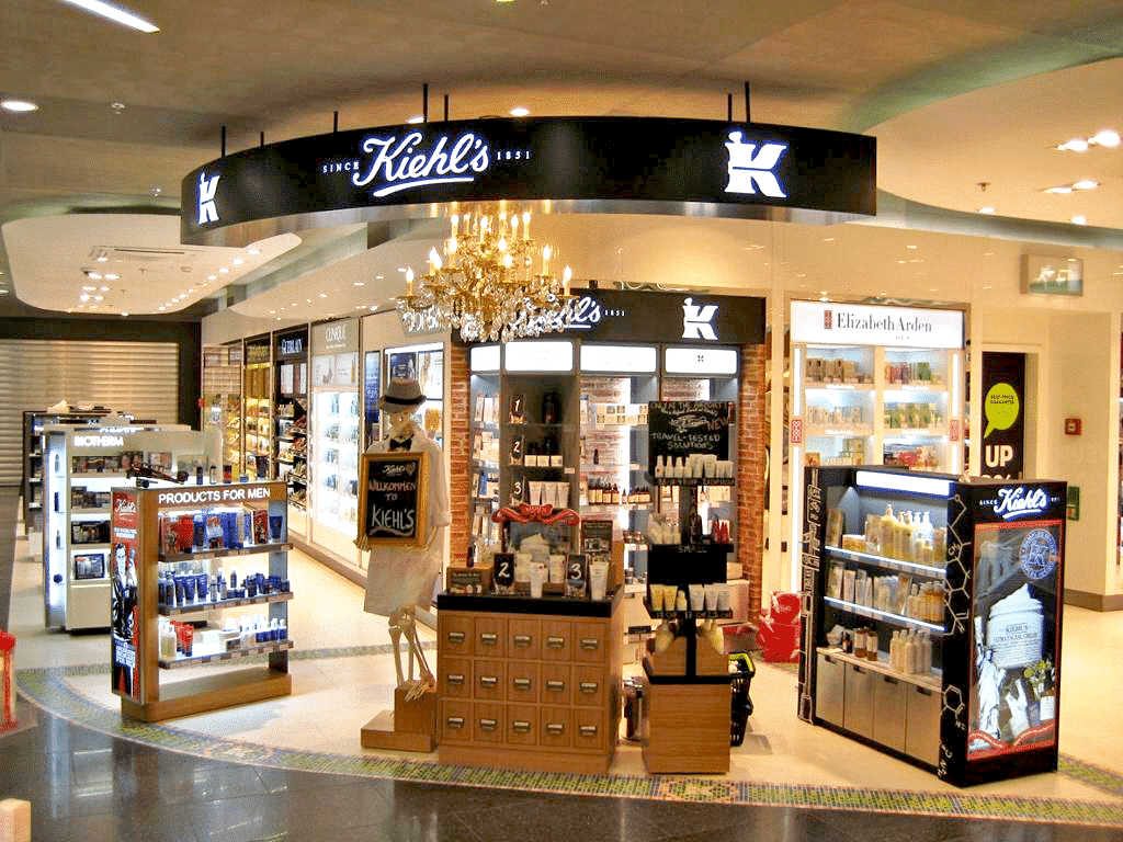 Kiehl's Duty Free Shop am Zürich Flughafen