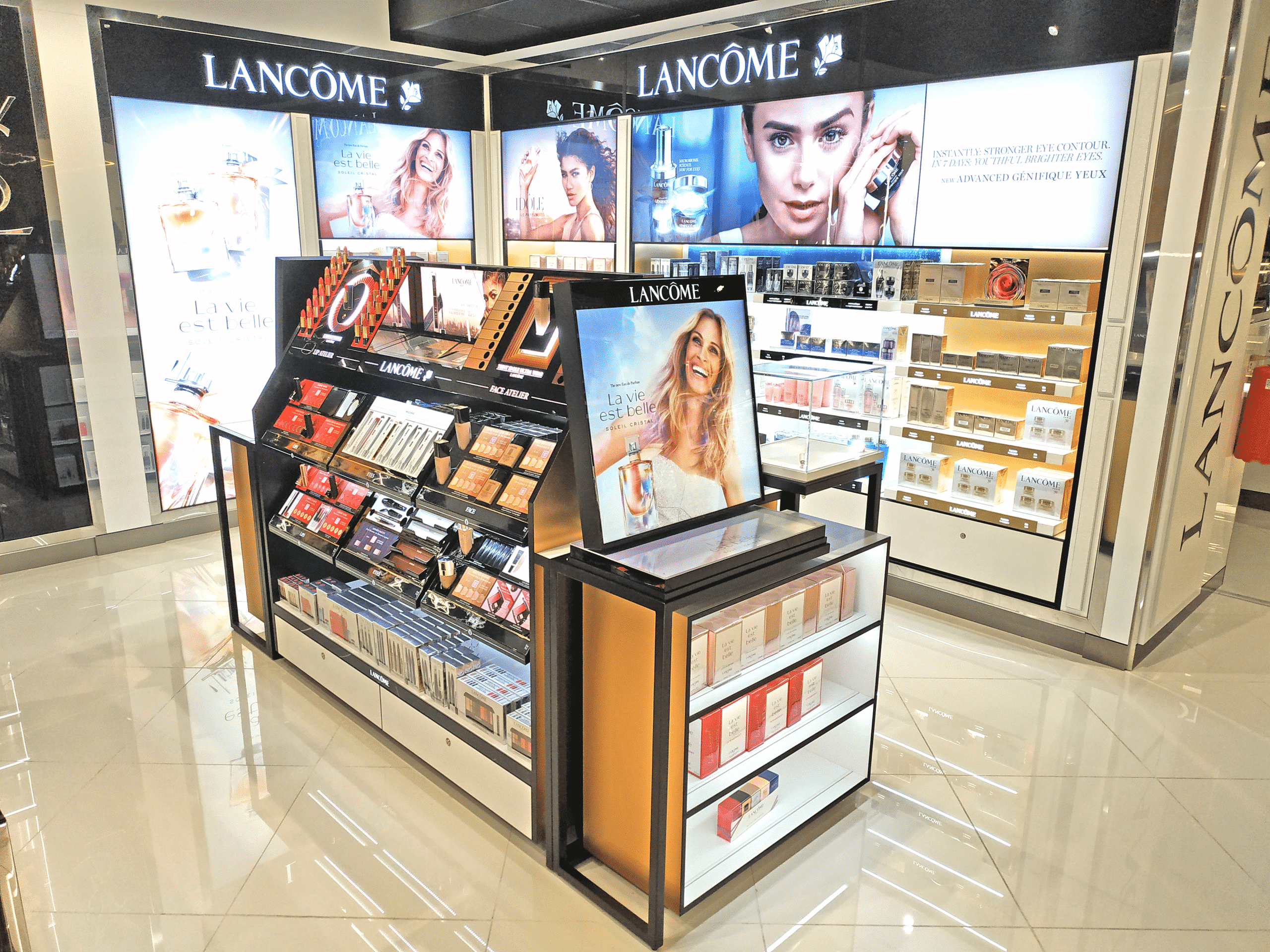 lancome shop at milan airport