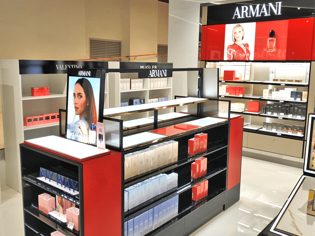 Armani shop at milan airport