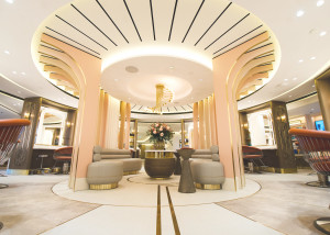 Harrods Hair and Beauty seating area