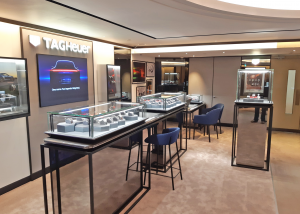 TAG Heuer shopfitting in Harrods London