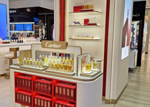shopfitting for cartier parfums at kadewe in berlin