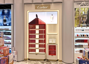 Shop in Shop Cartier in Barcelona shopfitting done by MOprojects