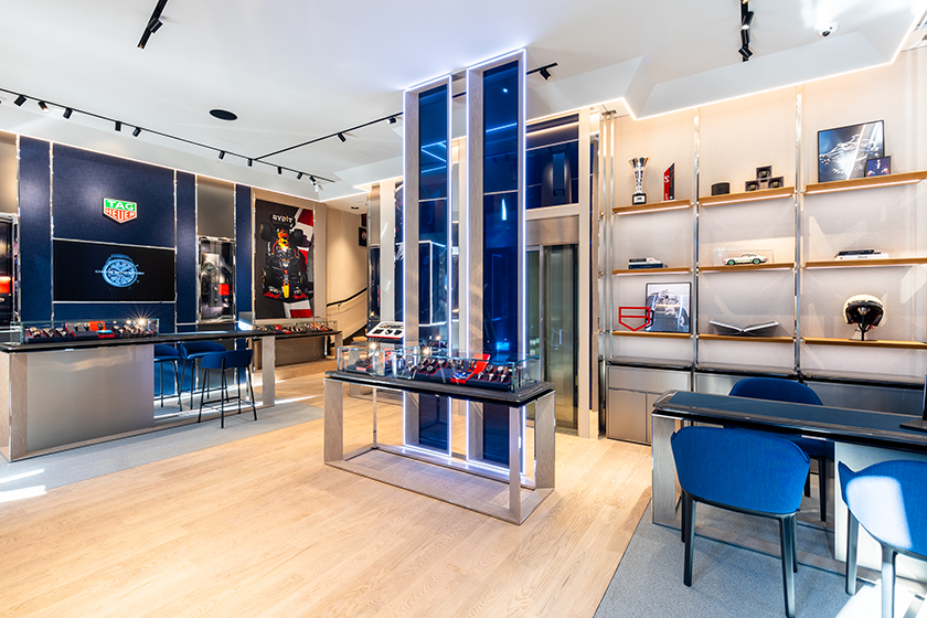 TAG Heuer Munich Boutique shopfitting by MOprojects