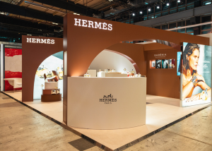 Hermès exhibition stand produced by MOprojects