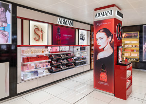 Armani travel retail project by MOprojects in Glasgow