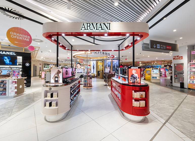 Armani shop at Madrid airport