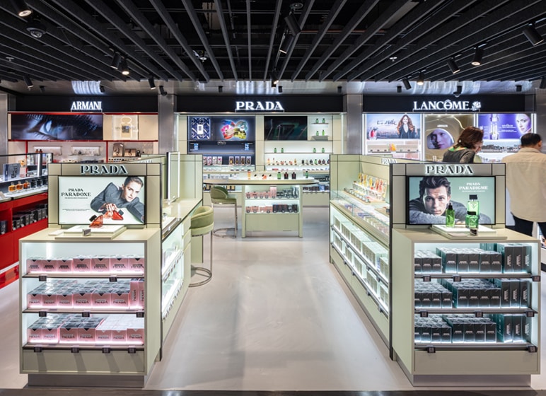 Prada Shop at Amsterdam Airport the Cloud